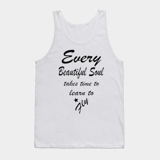 Inspiring Motivational Beautiful Flying Quotes Tank Top